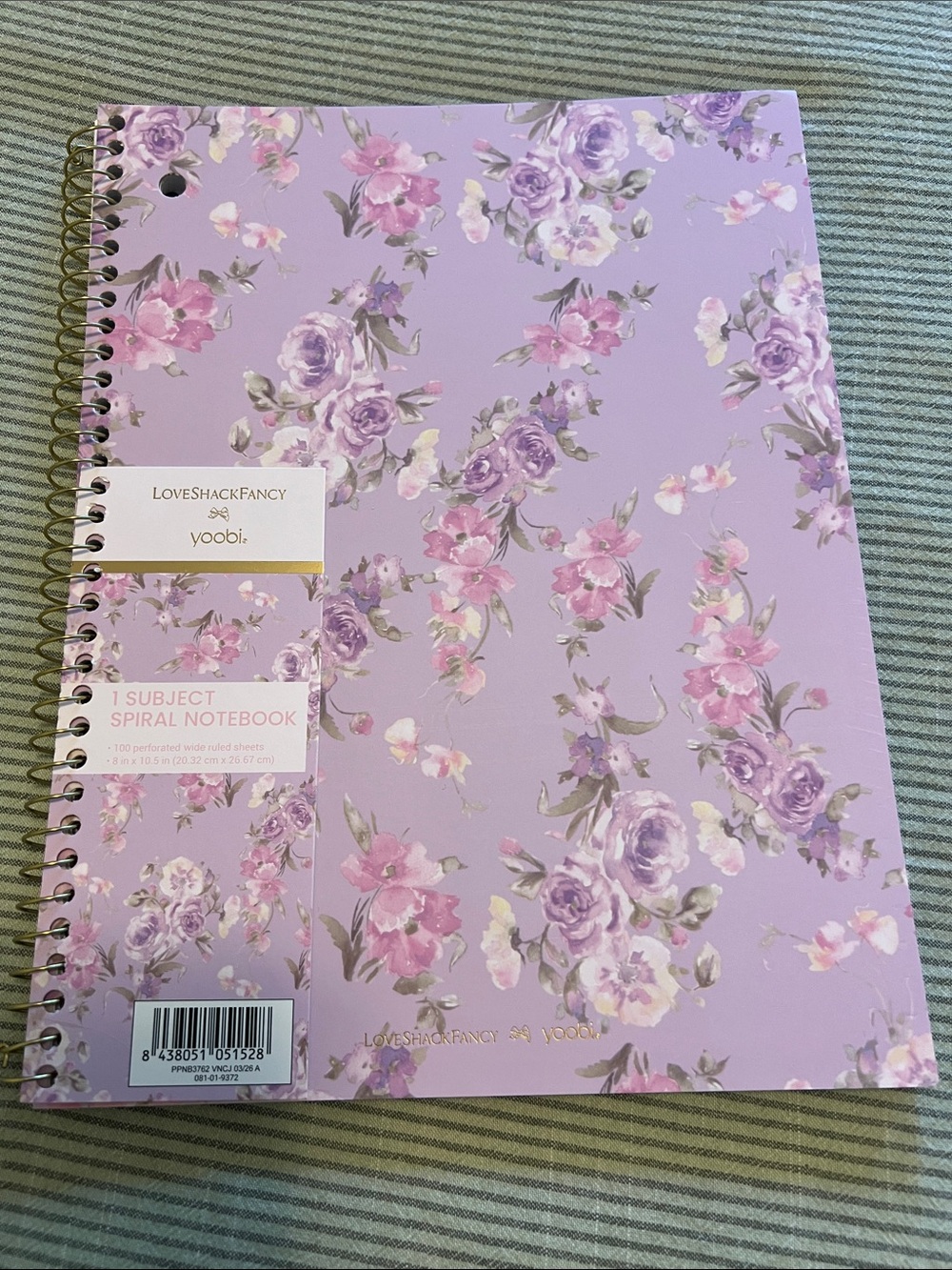 LoveShackFancy x Target spiral notebook